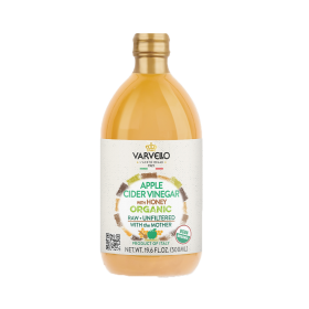 Varvello - 有機無過濾蜂蜜蘋果醋